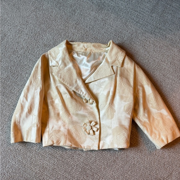 Vintage Brocade Johnny Herbert Dress - Picture 6 of 15